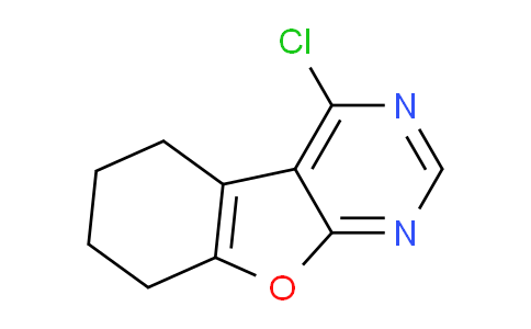 CAS No. 24889-36-9, 4-Chloro-5,6,7,8-tetrahydrobenzofuro[2,3-d]pyrimidine