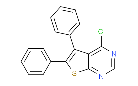 CAS No. 1208346-69-3, 4-Chloro-5,6-diphenylthieno[2,3-d]pyrimidine