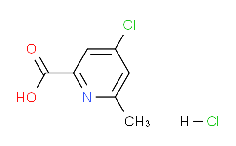 CAS No. 1841081-42-2, 4-Chloro-6-methylpicolinic acid hydrochloride