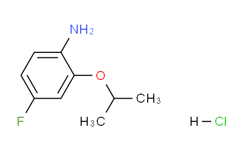CAS No. 380430-47-7, 4-Fluoro-2-isopropoxyaniline hydrochloride