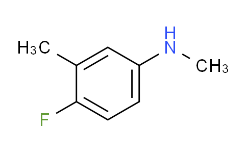 CAS No. 77488-82-5, 4-Fluoro-N,3-dimethylaniline