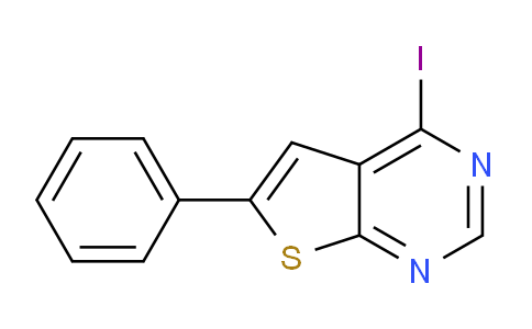 CAS No. 718615-92-0, 4-Iodo-6-phenylthieno[2,3-d]pyrimidine