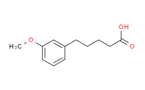 CAS No. 6500-64-7, 5-(3-Methoxyphenyl)pentanoic acid