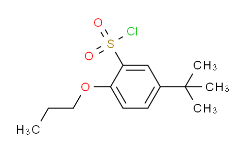 CAS No. 681260-21-9, 5-(tert-Butyl)-2-propoxybenzene-1-sulfonyl chloride