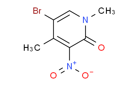 CAS No. 1446237-40-6, 5-Bromo-1,4-dimethyl-3-nitropyridin-2(1H)-one