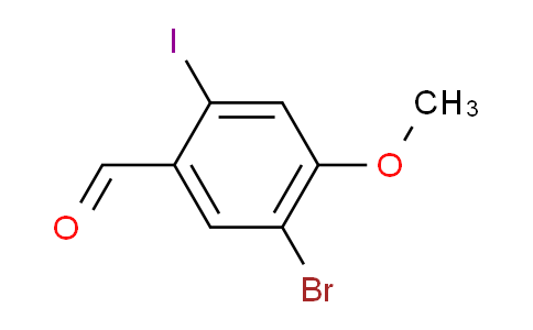 CAS No. 1269293-42-6, 5-Bromo-2-iodo-4-methoxybenzaldehyde