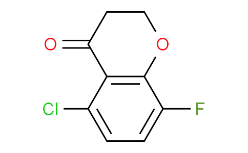 CAS No. 1273653-86-3, 5-Chloro-8-fluorochroman-4-one
