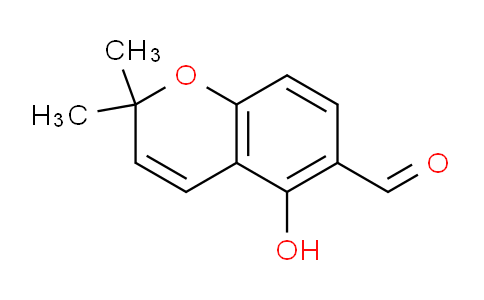 CAS No. 54287-99-9, 5-Hydroxy-2,2-dimethyl-2H-chromene-6-carbaldehyde