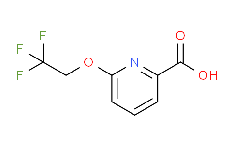 CAS No. 1247503-48-5, 6-(2,2,2-Trifluoroethoxy)picolinic acid