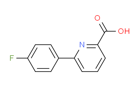 CAS No. 863704-60-3, 6-(4-Fluorophenyl)picolinic acid