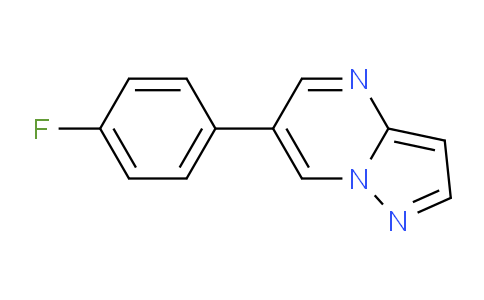 CAS No. 1036762-04-5, 6-(4-Fluorophenyl)pyrazolo[1,5-a]pyrimidine