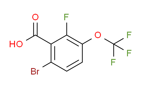CAS No. 524674-71-3, 6-Bromo-2-fluoro-3-(trifluoromethoxy)benzoic acid