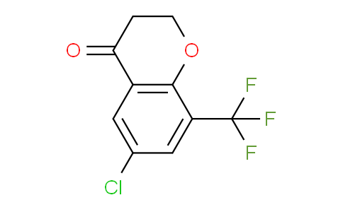 CAS No. 1344889-75-3, 6-Chloro-8-(trifluoromethyl)chroman-4-one