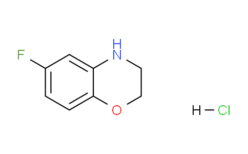 CAS No. 1210247-51-0, 6-Fluoro-3,4-dihydro-2H-benzo[b][1,4]oxazine hydrochloride