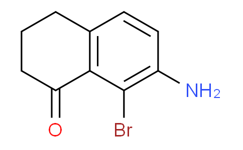 CAS No. 214697-98-0, 7-Amino-8-bromo-3,4-dihydronaphthalen-1(2H)-one