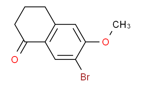 CAS No. 1273666-60-6, 7-Bromo-6-methoxy-3,4-dihydronaphthalen-1(2H)-one