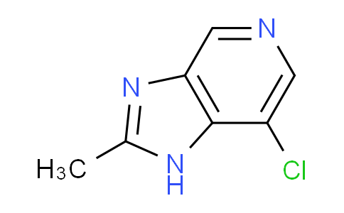 CAS No. 929074-44-2, 7-Chloro-2-methylimidazo[4,5-c]pyridine