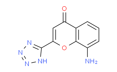 CAS No. 110683-22-2, 8-Amino-2-(1H-tetrazol-5-yl)-4H-chromen-4-one