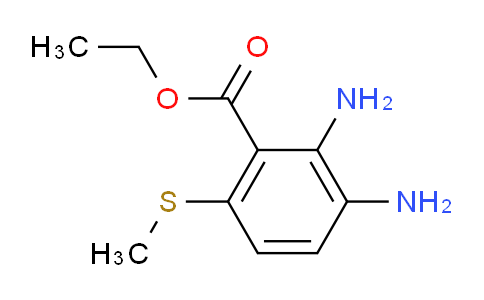 CAS No. 921222-14-2, Ethyl 2,3-diamino-6-(methylthio)benzoate