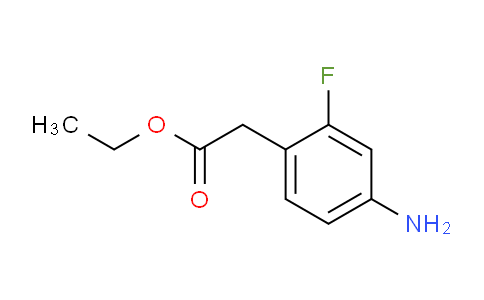 CAS No. 73781-63-2, Ethyl 2-(4-amino-2-fluorophenyl)acetate