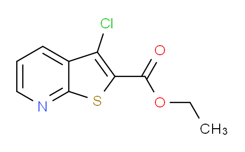 CAS No. 66869-77-0, Ethyl 3-chlorothieno[2,3-b]pyridine-2-carboxylate