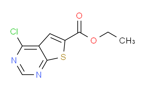 CAS No. 596794-91-1, Ethyl 4-chlorothieno[2,3-d]pyrimidine-6-carboxylate