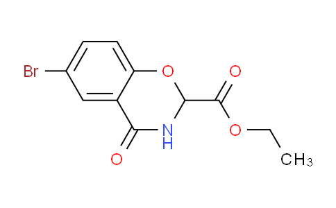 CAS No. 30482-66-7, Ethyl 6-bromo-4-oxo-3,4-dihydro-2H-benzo[e][1,3]oxazine-2-carboxylate