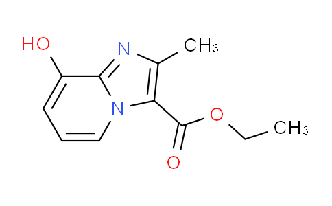 CAS No. 173530-73-9, Ethyl 8-hydroxy-2-methylimidazo[1,2-a]pyridine-3-carboxylate