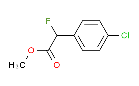 CAS No. 1206631-87-9, Methyl 2-(4-chlorophenyl)-2-fluoroacetate