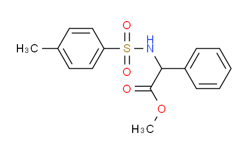 CAS No. 1233-56-3, Methyl 2-(4-methylphenylsulfonamido)-2-phenylacetate