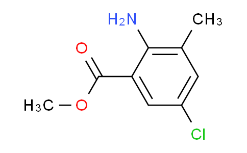 CAS No. 79101-83-0, Methyl 2-amino-5-chloro-3-methylbenzoate