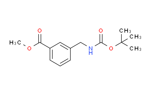 CAS No. 180863-55-2, Methyl 3-(((tert-butoxycarbonyl)amino)methyl)benzoate