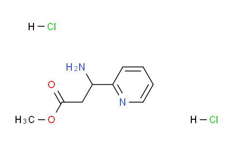 CAS No. 1197231-86-9, Methyl 3-amino-3-(pyridin-2-yl)propanoate dihydrochloride