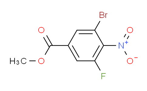 CAS No. 1123171-93-6, Methyl 3-bromo-5-fluoro-4-nitrobenzoate