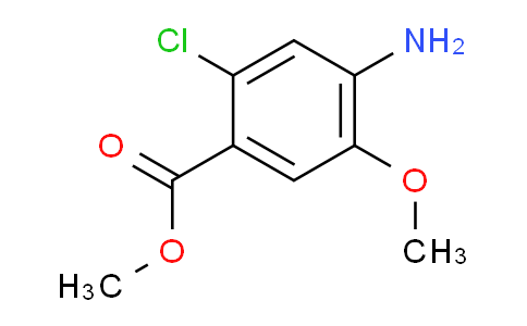 CAS No. 1427390-51-9, Methyl 4-amino-2-chloro-5-methoxybenzoate