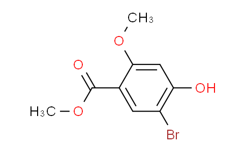 CAS No. 185050-77-5, Methyl 5-bromo-4-hydroxy-2-methoxybenzoate