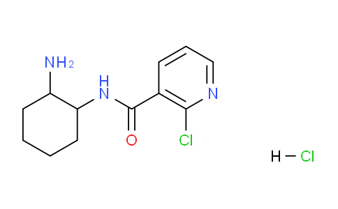CAS No. 1353947-80-4, N-(2-Aminocyclohexyl)-2-chloronicotinamide hydrochloride