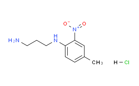 CAS No. 848589-36-6, N1-(4-Methyl-2-nitrophenyl)propane-1,3-diamine hydrochloride