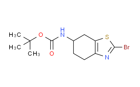 CAS No. 1251009-79-6, tert-Butyl (2-bromo-4,5,6,7-tetrahydrobenzo[d]thiazol-6-yl)carbamate
