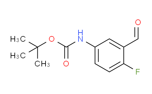 CAS No. 1785327-02-7, tert-Butyl (4-fluoro-3-formylphenyl)carbamate