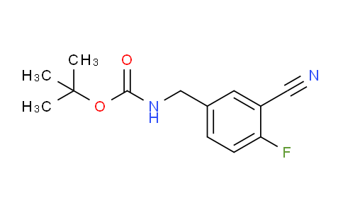 CAS No. 368426-87-3, tert-Butyl 3-cyano-4-fluorobenzylcarbamate
