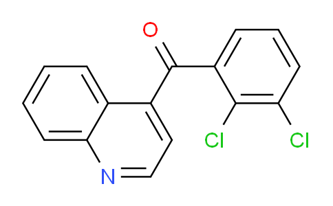 CAS No. 1706429-88-0, (2,3-Dichlorophenyl)(quinolin-4-yl)methanone