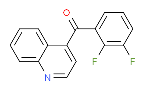 CAS No. 1706429-82-4, (2,3-Difluorophenyl)(quinolin-4-yl)methanone