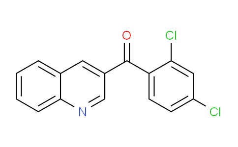 CAS No. 1187170-88-2, (2,4-Dichlorophenyl)(quinolin-3-yl)methanone