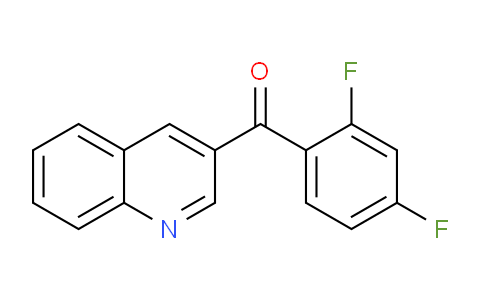 CAS No. 1187167-12-9, (2,4-Difluorophenyl)(quinolin-3-yl)methanone