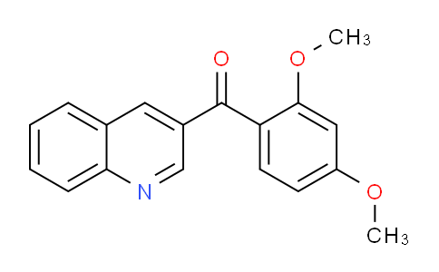 CAS No. 1187163-82-1, (2,4-Dimethoxyphenyl)(quinolin-3-yl)methanone