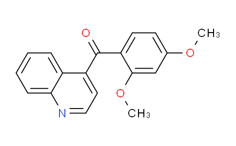 CAS No. 1706436-30-7, (2,4-Dimethoxyphenyl)(quinolin-4-yl)methanone