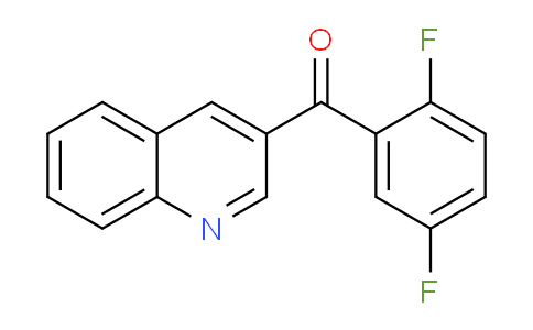 CAS No. 1187167-08-3, (2,5-Difluorophenyl)(quinolin-3-yl)methanone