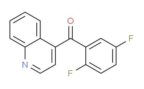 CAS No. 1706429-84-6, (2,5-Difluorophenyl)(quinolin-4-yl)methanone