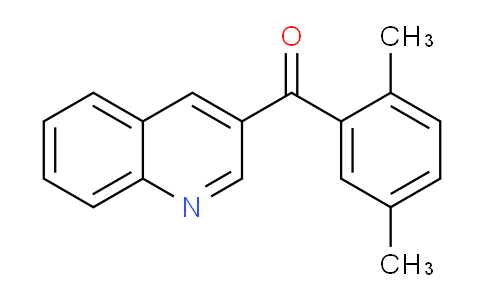 CAS No. 1187167-42-5, (2,5-Dimethylphenyl)(quinolin-3-yl)methanone